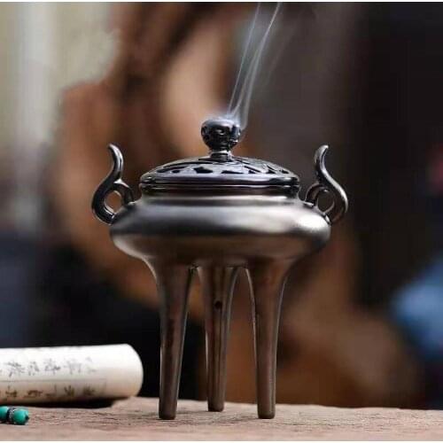 Retro Incense Burner Sandalwood Burner Home Office Decoration Decoration Crafts Tea Ceremony Zen Ornaments