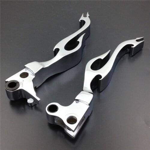 Flame Handle Brake Clutch Lever For 1996-2003 Harley XL Sportster 883 1200 Custom XL883C XL1200C Sport XL1200S Roadster XL883R