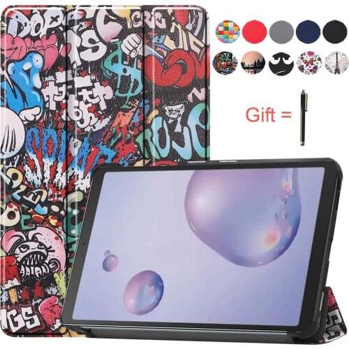 Smart Case for Samsung Galaxy Tab A10.1 2019 SM-T510 SM-T515 Flip Leather Cover for Galaxy Tab A8.4'' SM-T307 A 8.0 2019 SM-T290