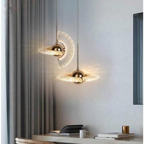 Modern Simple Pendant Lights Bedroom Bedside Nordic Creative Personality Bar Led Pendant Lamp Home Deco Hanging Lamp
