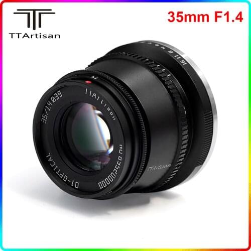 TTArtisan 35mm F1.4 APS-C Manual Focus Lens for Sony E-Mount Fuji Nikon Z M4/3 Mount Cameras A6600 A6500 X-T4 X-T3 X-T30 Z6 Z7