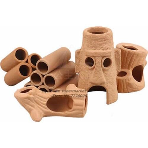 1 piece ceramics shrimp house small fish shelter fish tank shrimp nest crystal shrimp house aquarium supplies spawning hole