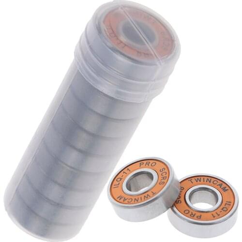 10 Pcs/pack Stainless Bearings Performance Roller Skate Scooter Skateboard Wheel