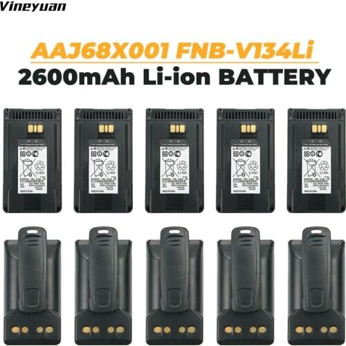 10X Replacement Battery for YAESU EVX-530 EVX-531 EVX-534 EVX-539 VX-260 AAJ67X001 AAJ68X001 FNB-V133Li FNB-V134Li FNB-V138Li