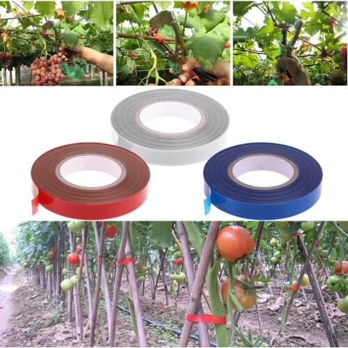 20/40Rolls High Strength Adhesive Garden Plant Branch Hand Tying Binding Tapetool Tapener Machine Agriculture Taper Tape Tools