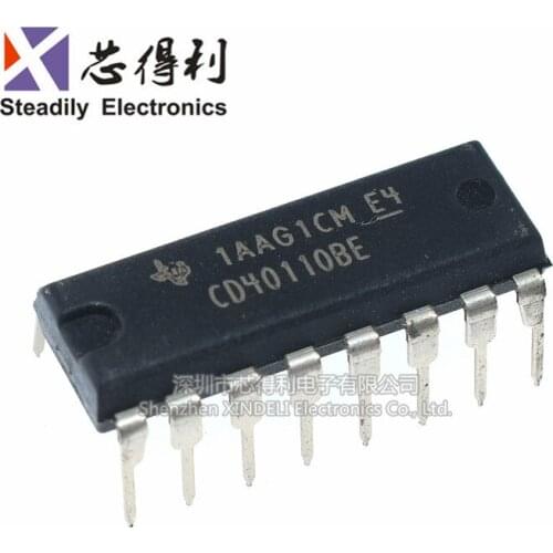 10pcs/lot Original Cd40110be Decimal plus Or minus Counting Decoding Latch Display Driver Dip-16