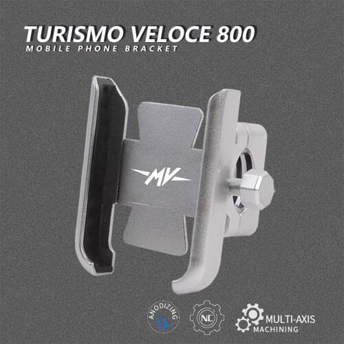 For MV AGUSTA TURISMO VELOCE ROSSO/LUSSO/RC 2021 Motorcycle Accessories CNC Aluminum Mobile Phone Bracket GPS Stand Holder