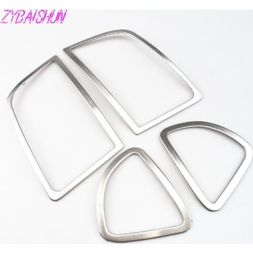 Car Styling for Mitsubishi ASX 2011-2015 4 pcs / set decorative air outlet air conditioner cover stainless steel frame