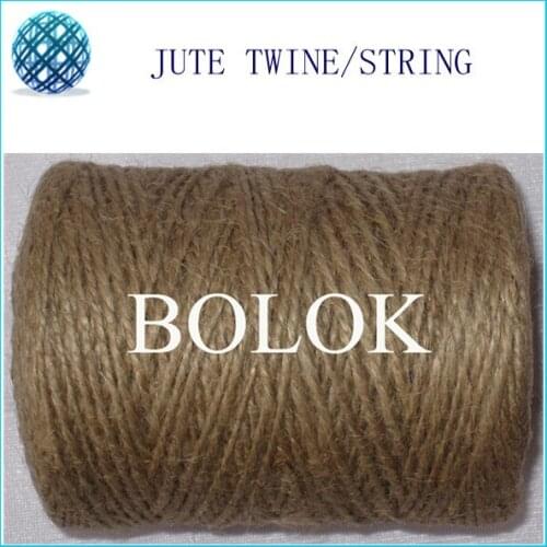 Free shipping 25pcs/lot Natural jute twine 2 ply twisted (Dia.: 1.5mm 110yards/spool)DIY jute string,natural fibre cords
