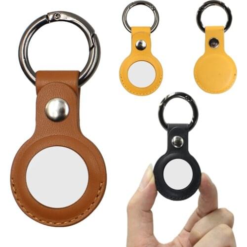 For Apple AirTags Cases,Newest Protective Cover PU Leather Case Location Tracker Protector for AirTags Tracker