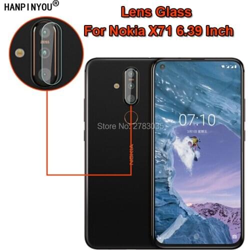 For Nokia X71 6.39" Clear Ultra Slim Back Camera Lens Protector Rear Camera Lens Cover Tempered Glass Protection Film