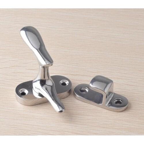 Stainless steel Door Bolts Anti-theft lock buckle holder With screw