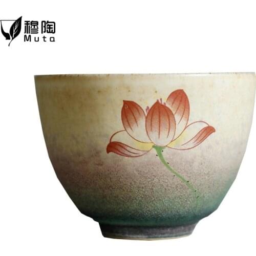 Ceramic Tea set Tea Cup White porcelain suet jade Tea set tea cup Master Tea Cup Home Personal Tea Cup teacup retro style cup