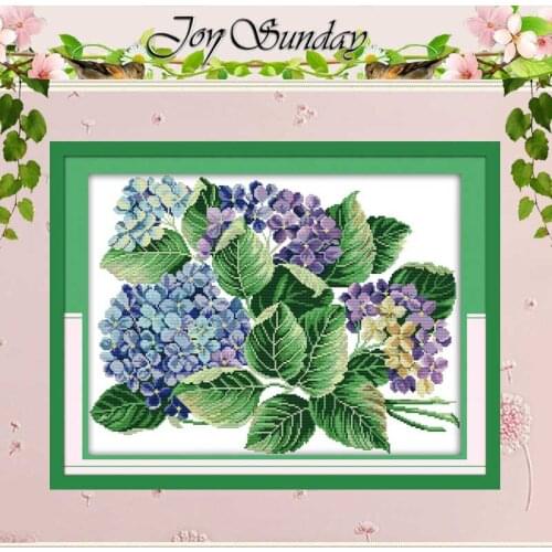 Purple floret Patterns Counted Cross Stitch 11CT 14CT Cross Stitch Set Wholesale Flower Cross-stitch Kit Embroidery Needlework