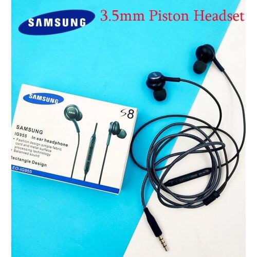 Original Samsung S8 S9 AKG Earphone 3.5mm In-Ear Volume Control With Mic Headphone For Galaxy S10 S10E S7 S9+ A71 A51 Note 9 8 7