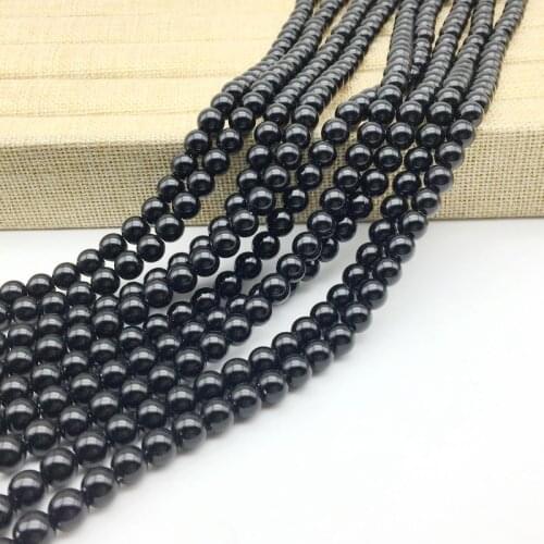 New Arrival Spacer Bead Black Onyx Quartz Loose Beads Spacer for women jewelry DIY Making Earrings Bracelet