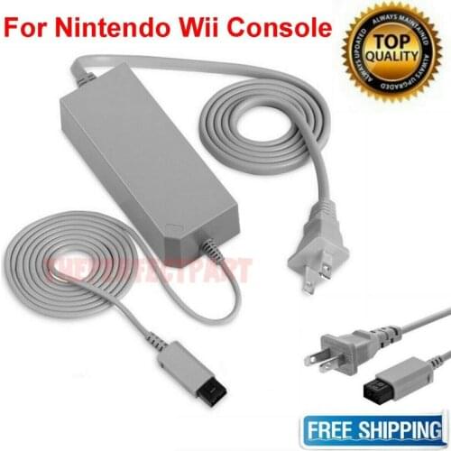 For Nintendo Wii Game Console New Adapter Charger Controller AC 100-240V 12V 3.7A Charging Cable US Plug Power Supply
