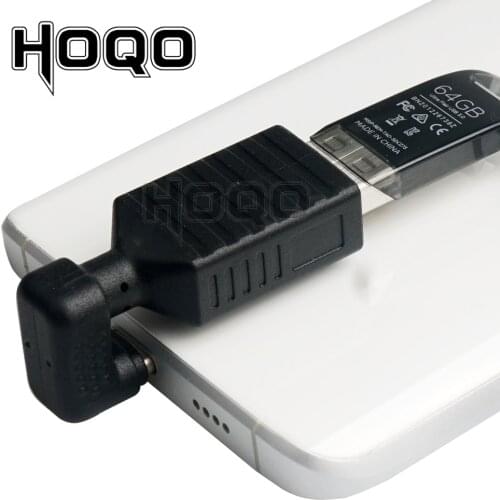 U- OTG Adapter Type-c Male To USB Female 180 Dgree Connecter used for mobile phone and pad connect to pen-drive