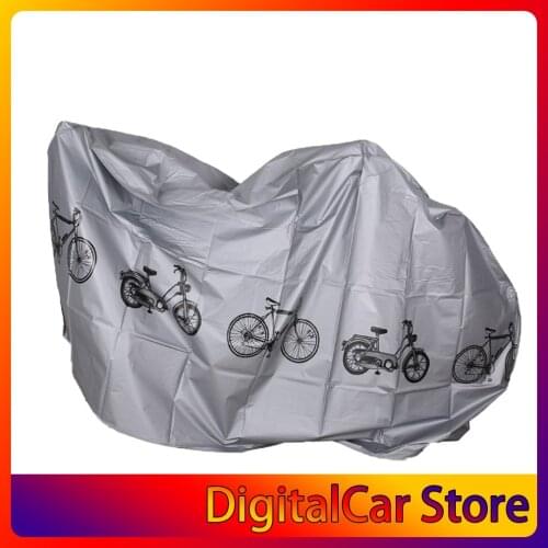 Gray Moto Bike Motorcycle Covers Dust Waterproof Outdoor Indoor Rain Protector Cover Coat For Bicycle Scooter