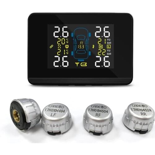 TPMS Tire Pressure Monitoring System U906C-WF With Two USB Charging Ports And Four External Self Replaceable Battery Sensors