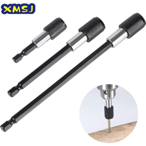 1/4 Inch Hex Shank Quick Release Screwdriver Bit Holder Extension Bar 60mm 100mm 150mm