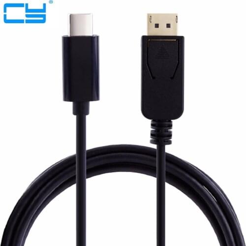 USB 3.1 Tipo C USB-C para DisplayPort DP 4 K Digital Converter Cabo Adaptador Para For Macbook Dell XPS 12 "samsung notebook 9