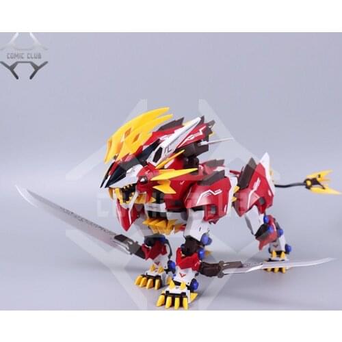 COMIC CLUB IN-STOCK ZA Model 1/72 Mechanical beast SF95-002 HAYATE LIGER TUSKS LION Assemble Action Figure Robot Toys