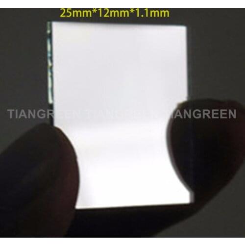 High Reflective RGB Laser Mirror Reflector Red Green Blue Laser Reflection Mirror Reflex Lenses 25x12x1.1mm