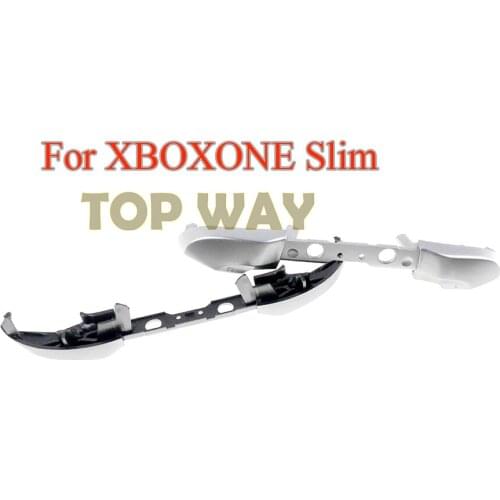 2PCS Replacement for Xbox one Slim Chrome Plating Bumper LB RB Trigger Button for Microsoft Xbox One S Controller