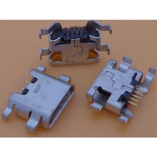 5PCS/LOT brand new micro mini USB charger charging jack connector plug dock port socket For ZTE Blade N9517 T70