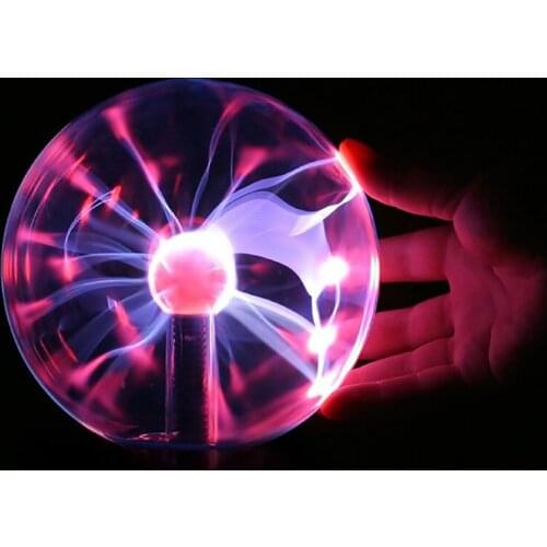 6 Inch Voice Control Induction Ball Ion Ball Electro-optic Ball Electrostatic Ball Glow Ball Lightning Ball Magic Light