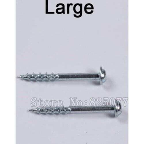 600PCS Laege size pocket hole screws high strength self-tapping screw for pocket hole jig for 25-45mm thickness board KF1089