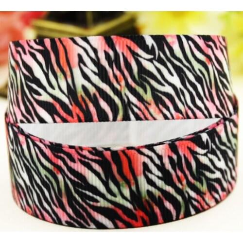 22mm 25mm 38mm 75mm Abstract figure cartoon printed Grosgrain Ribbon party decoration 10 Yards X-04588