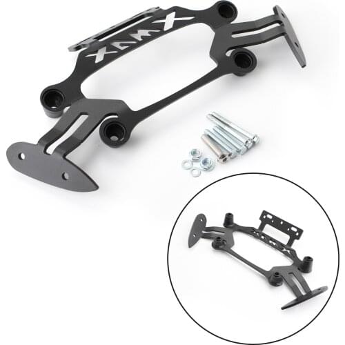 Areyourshop for YAMAHA X-Max XMAX 125/250/300/400 2017 2018 2019 Navigation GPS Smartphone Holder Mirrors Bracket Windshield
