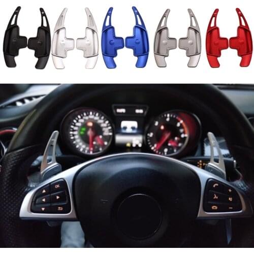 Aluminum Car Steering Wheel Shift Paddle Shifter Extension For Benz W176 W205 W212 W222 W246 C117 W218 X156
