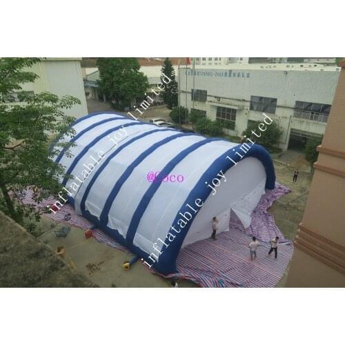 Free ship to sea port!20*10m custom make inflatable igloo tent,oxford cheap inflatable party tent marquee tent