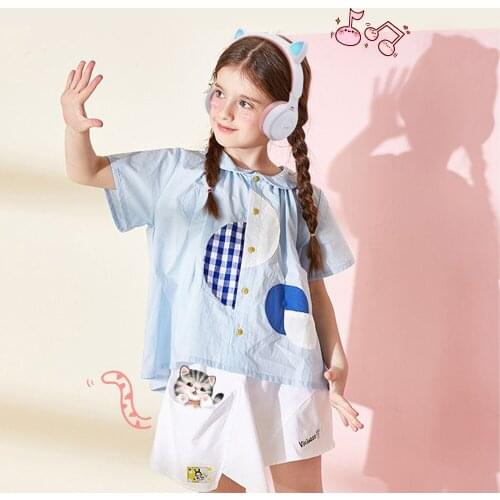 Bluetooth Earphone LED Car Ear Kids Headset TF Card 3.5mm Plug HiFi Gaming Wireless Silica Gel Rinbow Dustproof Drop Shipping