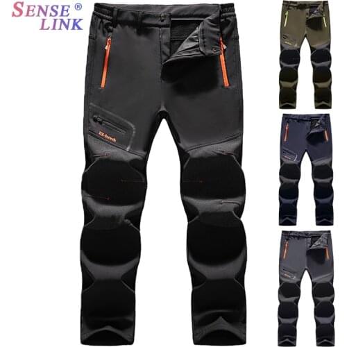 Men Outdoor Softshell Fleece Cargo Pants Trekking Fish Camp Climb Pants Winter Windproof Warm Ski Travel Trousers Men Big Size