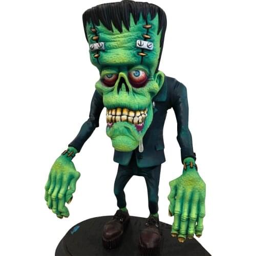 Halloween Decoratio Statue Garden Sculpture Monster Resin Home Decor Funny Figurine Halloween Garden Home Desktop Decoration