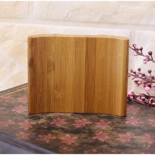 Natural Bamboo Soap Holder Dish Bathroom Shower Plate Stand Storage Box Rack