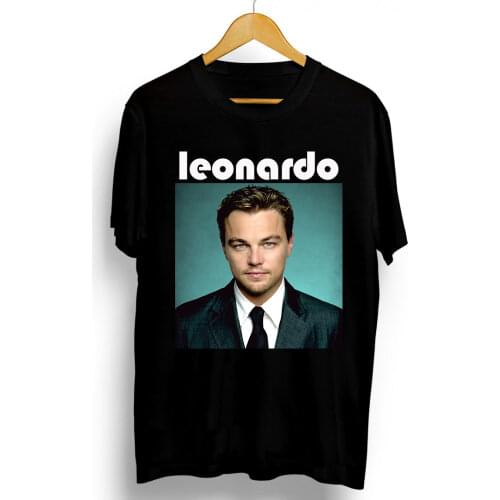 T-Shirt "Leonardo Dicaprio Romeo Movie" Round Neck Graphics Poster Cover New Men Short Sleeve Cotton Tees Tops Large Size XS-3XL