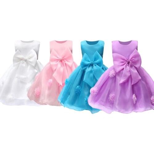 2021 Summer Dress For Girls Baby Girl Clothes For Newborns Princess Graceful Birthday Dress Evening Clothing for Girls Toddler