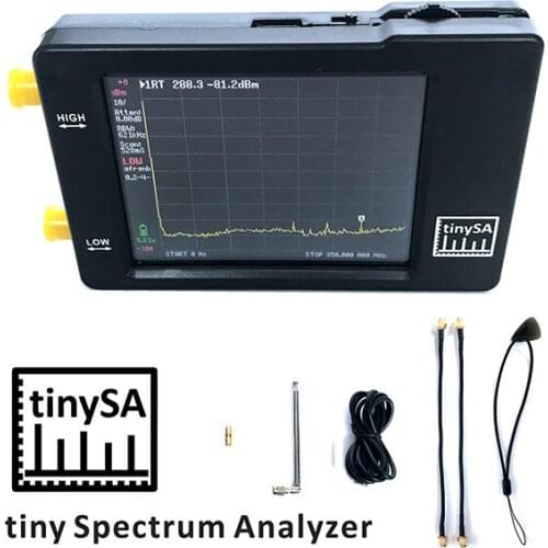 Tiny Spectrum Analyzer Tinysa 2.8" 100khz To 960mhz Touch Control V0.3 And Battery