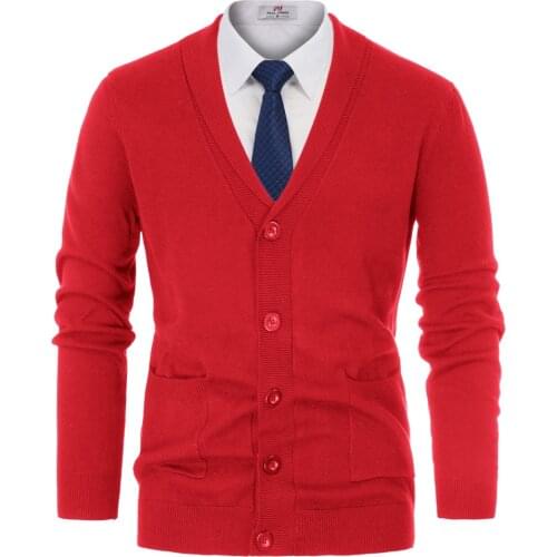 Mens Knitted Coat Long Sleeve Shawl Collar Button Placket Knitwear Knit Coat Cardigan Solid Color Warm Jumper Male Tops Clothes