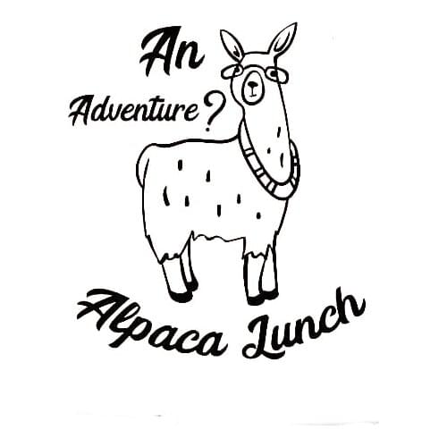 Alpaca Decal Llama Sticker Vinyl Funny Car Decal Alpaca Lunch Text Nature Car Decals Creative Animals Car Decor L417
