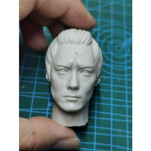 1/6 Scale Hongkong Star Shawn Yue Unpainted Head Model for 12''Body DIY