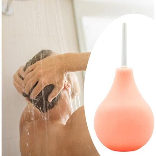 OLO Anal Irrigator Efficient Cleanning Repeated Use PVC Small Vaginal Sexual Pump Portable Spherical Washer Anal Cleaner