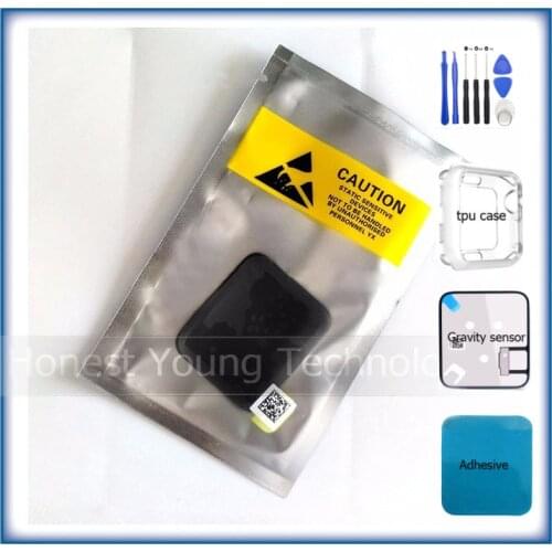 Original LCD Touch Screen Digitizer Assembly Fit For Apple watch Generation 1 2 3 4 38mm 42mm 40mm 44mm LCD Display + Adhesive