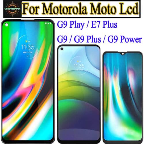 Original For Motorola Moto G9 Plus Lcd Screen Display Touch Digitizer Assembly For Moto G9 Plus LCD Diaplsy G9 Power G9 Play LCD