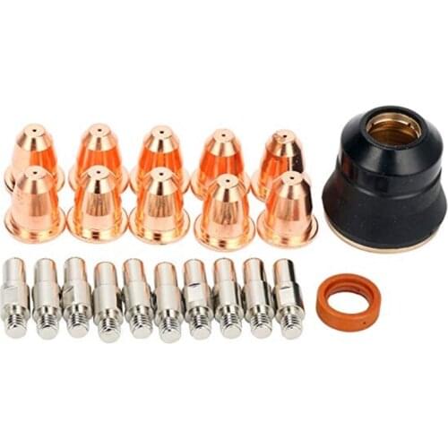 GTBL Plasma Electrode PR0110 Tip 0.8 PD0116-08 Shield Cup PC0116 Diffuser PE0106 Consumables for Trafimet S45 Torch